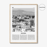 Nicosia Print Black and White, Nicosia Wall Art, Nicosia Poster, Nicosia Photo, Nicosia Wall Décor, Cyprus, Κυπριακή, Kıbrıs, Cumhuriyeti