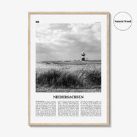 Niedersachsen Print Black and White, Niedersachsen Wall Art, Niedersachsen Poster, Niedersachsen Photo, Niedersachsen Map, Germany