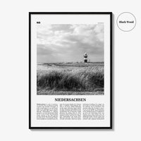 Niedersachsen Print Black and White, Niedersachsen Wall Art, Niedersachsen Poster, Niedersachsen Photo, Niedersachsen Map, Germany