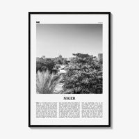 Niger Print Black and White, Niger Wall Art, Niger Poster, Niger Photo, Niger Wall Decor, Country Art Print, Africa