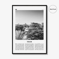 Niger Print Black and White, Niger Wall Art, Niger Poster, Niger Photo, Niger Wall Decor, Country Art Print, Africa