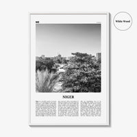 Niger Print Black and White, Niger Wall Art, Niger Poster, Niger Photo, Niger Wall Decor, Country Art Print, Africa