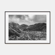 Nigeria Landscape B&W Poster