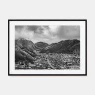 Nigeria Landscape B&W Poster