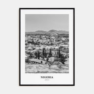 Nigeria Portrait B&W No 1 Poster