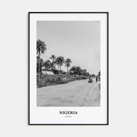 Nigeria Portrait B&W No 2 Poster
