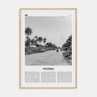 Nigeria Travel B&W No 1 Poster