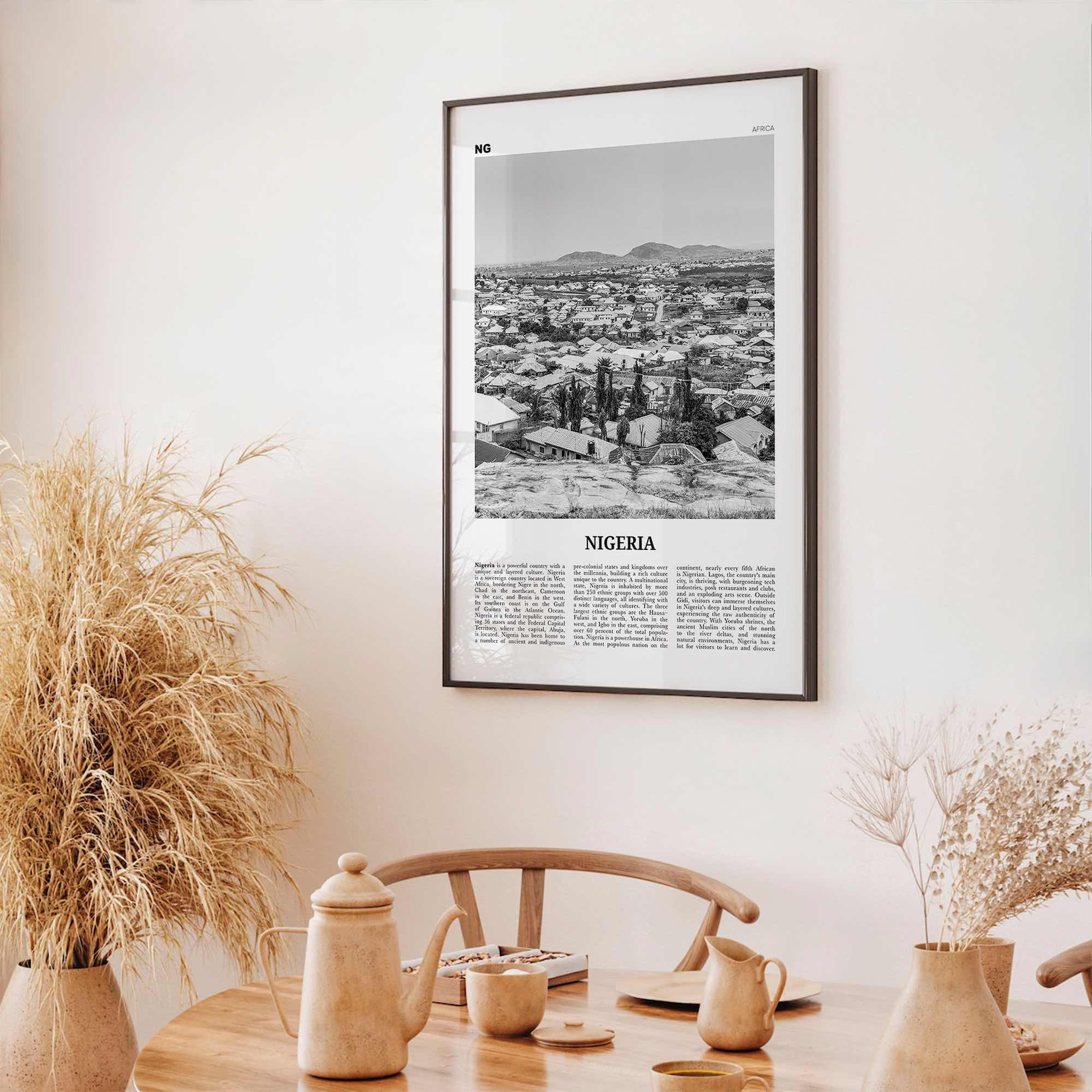 Nigeria Print Black and White No 2, Nigeria Wall Art, Nigeria Poster, Nigeria Photo, Nigeria Wall Decor, Nijeriya, Abuja, Lagos, Africa