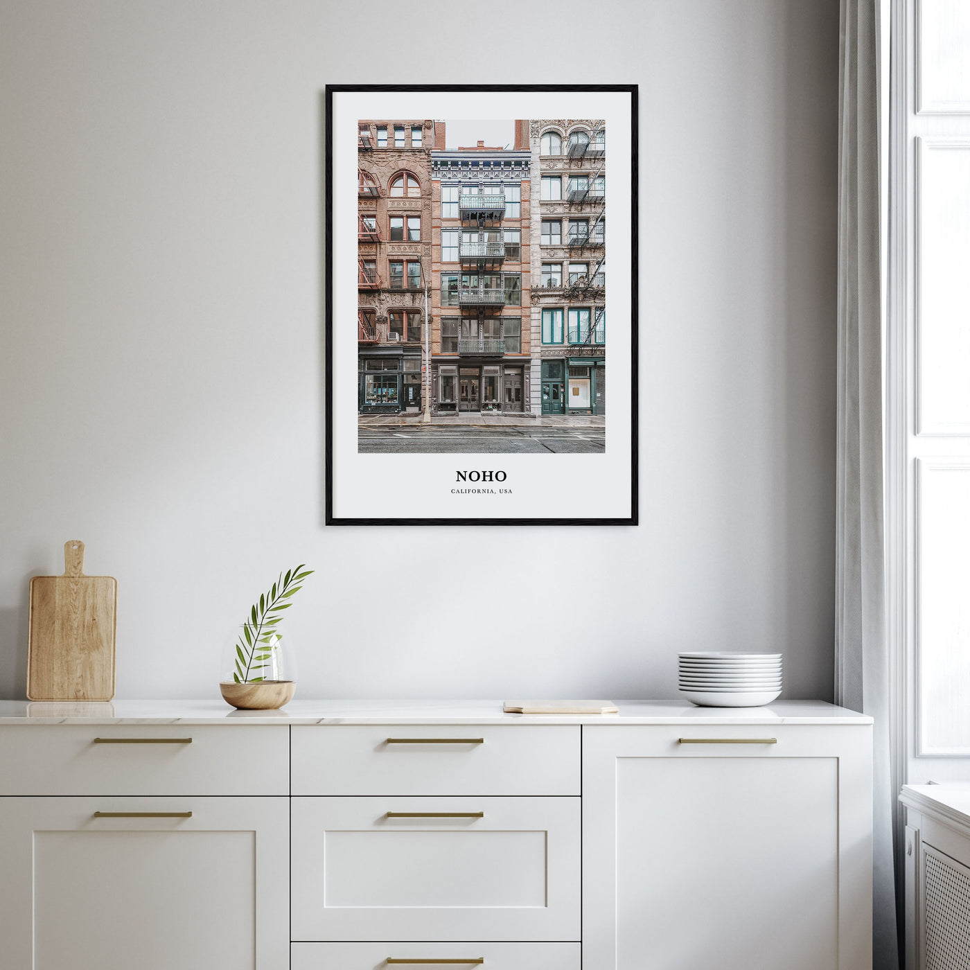 NoHo Portrait Color Poster