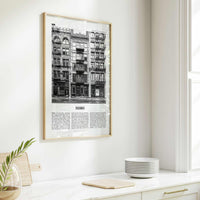 Noho Print Black and White, Noho Wall Art, Noho Poster, Noho Photo, Noho Wall Décor, Manhattan, New York, USA, United States