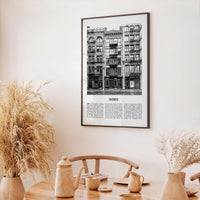 Noho Print Black and White, Noho Wall Art, Noho Poster, Noho Photo, Noho Wall Décor, Manhattan, New York, USA, United States