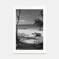 Noosa Heads Photo B&W Poster