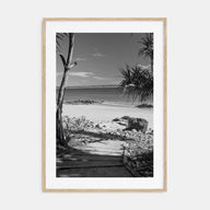 Noosa Heads Photo B&W Poster