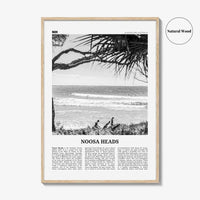 Noosa Heads Print Black and White No 1, Noosa Heads Wall Art, Noosa Heads Poster, Sunshine Coast Print, Queensland, Australia, Oceania
