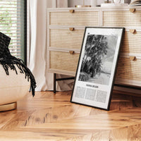 Noosa Heads Print Black and White No 2, Noosa Heads Wall Art, Noosa Heads Poster, Sunshine Coast Print, Queensland, Australia, Oceania