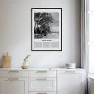 Noosa Heads Travel B&W No 2 Poster