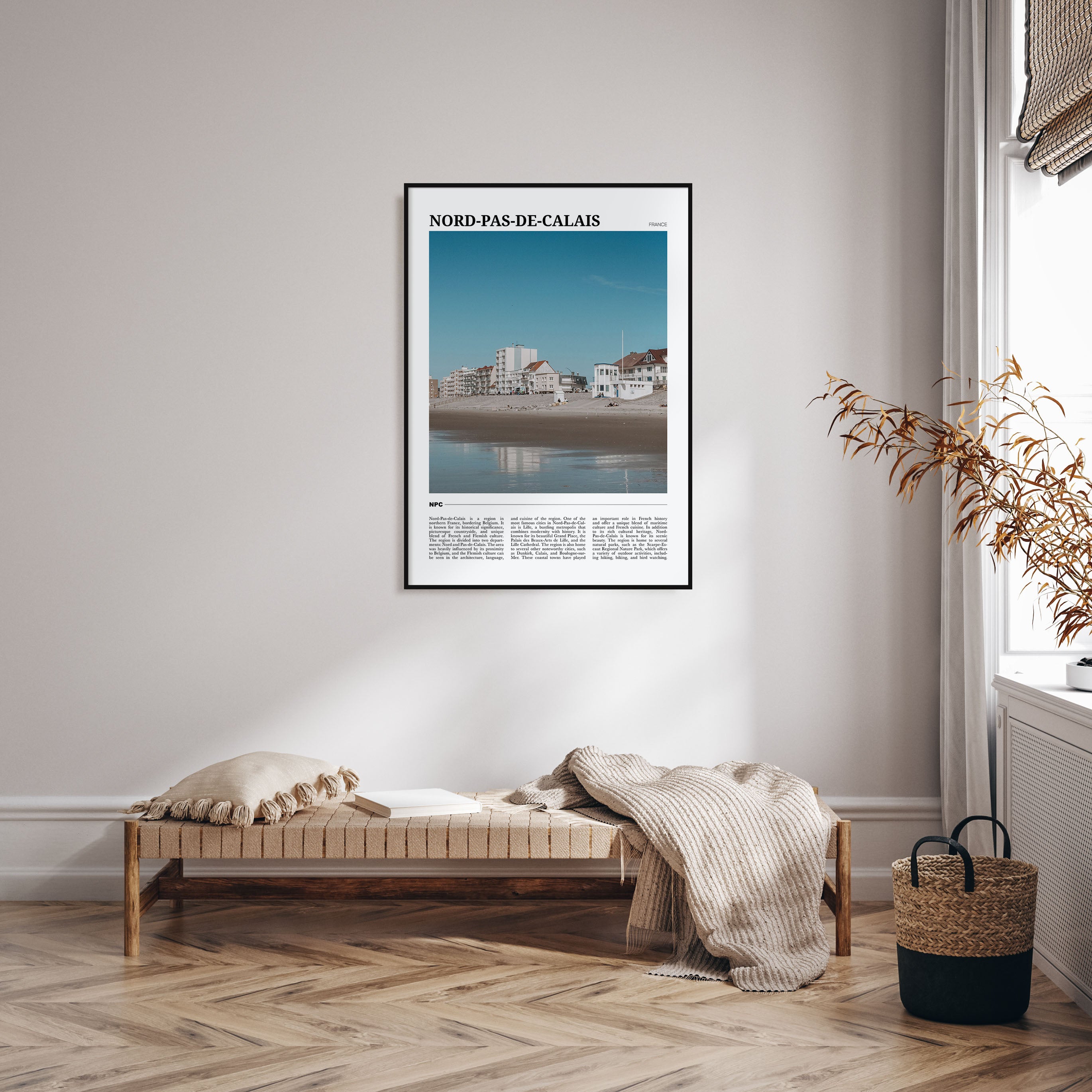 Nord-Pas-de-Calais Travel Color Poster