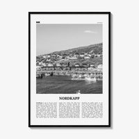Nordkapp Print Black and White, Nordkapp  Wall Art, Nordkapp Poster,  Nordkapp Photo, Nordkapp Wall Décor, Nordkapp Map, Norway