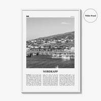 Nordkapp Print Black and White, Nordkapp  Wall Art, Nordkapp Poster,  Nordkapp Photo, Nordkapp Wall Décor, Nordkapp Map, Norway