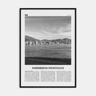 Nordrhein-Westfalen Travel B&W Poster