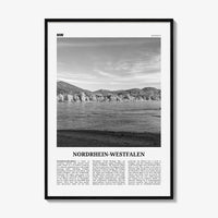 Nordrhein Westfalen Print Black and White, Nordrhein-Westfalen Wall Art, Nordrhein-Westfalen Poster, Nordrhein-Westfalen Photo, Germany