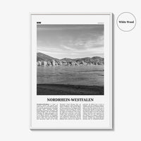 Nordrhein Westfalen Print Black and White, Nordrhein-Westfalen Wall Art, Nordrhein-Westfalen Poster, Nordrhein-Westfalen Photo, Germany