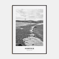 Norfolk, England Portrait B&W Poster
