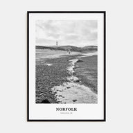 Norfolk, England Portrait B&W Poster