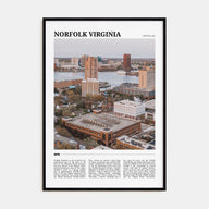 Norfolk, Virginia Travel Color Poster