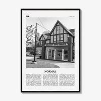 Normal Print Black and White, Normal Wall Art, Normal Poster, Normal Photo, Normal Wall Décor, Normal Map, Illinois, USA
