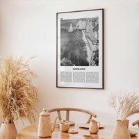Normandy Print Black and White, Normandy Wall Art, Normandy Poster, Normandy Photo, Normandy Wall Décor, Normandy Map, France