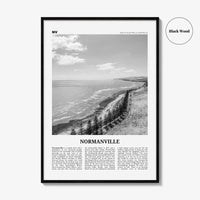 Normanville Print Black and White, Normanville Wall Art, Normanville Poster, Normanville Photo, Normanville Décor, South Australia