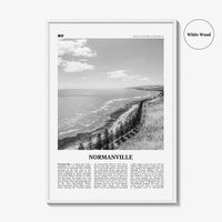 Normanville Print Black and White, Normanville Wall Art, Normanville Poster, Normanville Photo, Normanville Décor, South Australia
