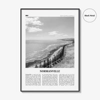Normanville Print Black and White, Normanville Wall Art, Normanville Poster, Normanville Photo, Normanville Décor, South Australia