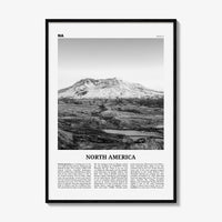 North America Print Black and White, North America Wall Art, North America Poster, North America Photo, North America Wall Decor