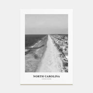 North Carolina Portrait B&W No 1 Poster
