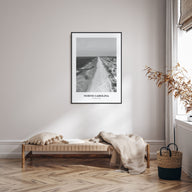 North Carolina Portrait B&W No 1 Poster