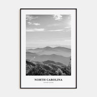 North Carolina Portrait B&W No 3 Poster