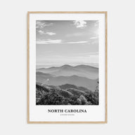 North Carolina Portrait B&W No 3 Poster