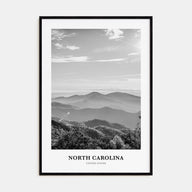 North Carolina Portrait B&W No 3 Poster