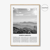 North Carolina Print Black and White No 2, North Carolina Wall Art, North Carolina Poster, North Carolina Photo, USA United States