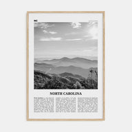 North Carolina Travel B&W No 2 Poster