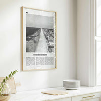 North Carolina Print Black and White No 4, North Carolina Wall Art, North Carolina Poster, North Carolina Photo, USA United States