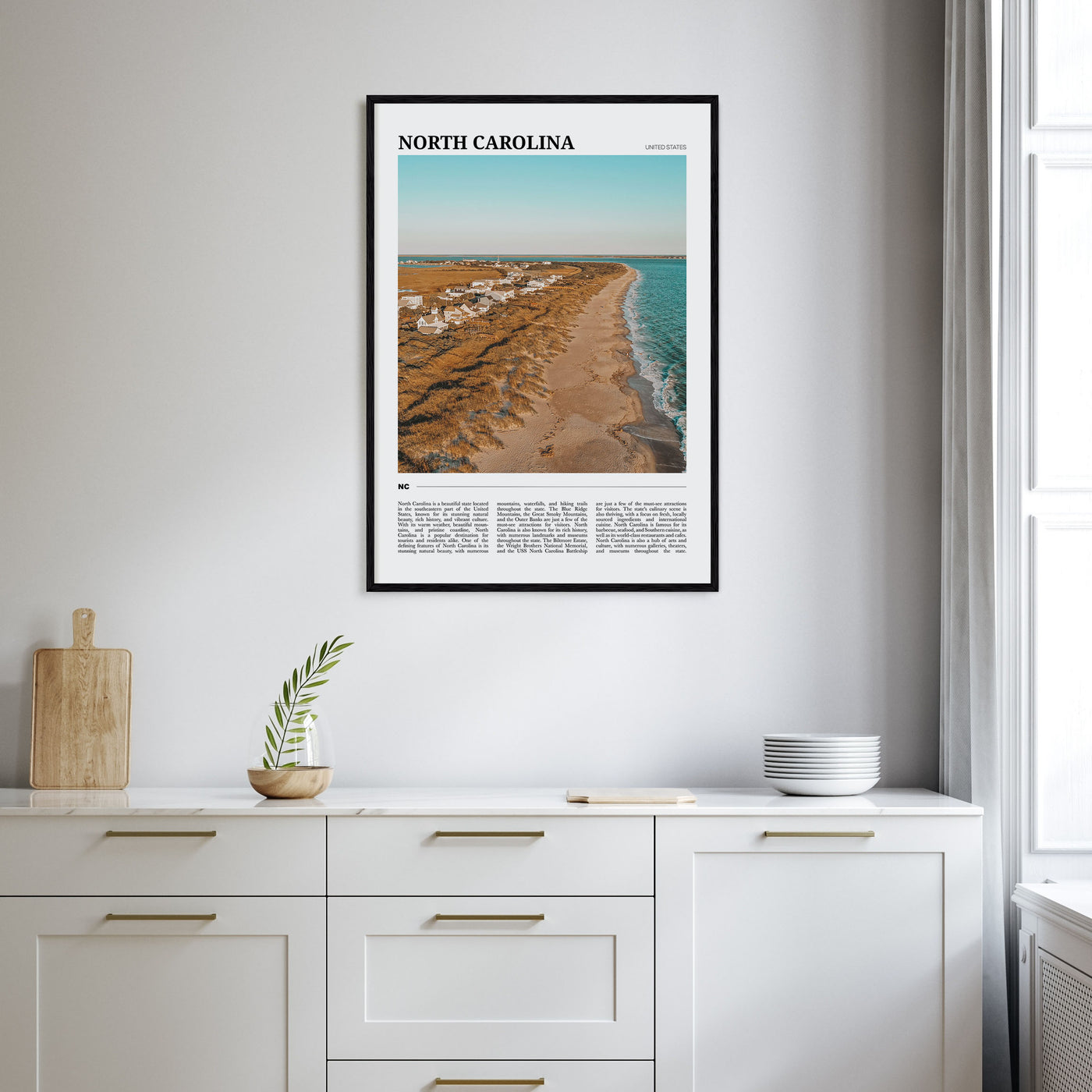 North Carolina Travel Color No 2 Poster