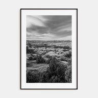 North Dakota Photo B&W Poster