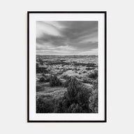 North Dakota Photo B&W Poster