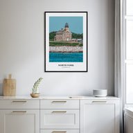 North Fork Portrait Color Poster