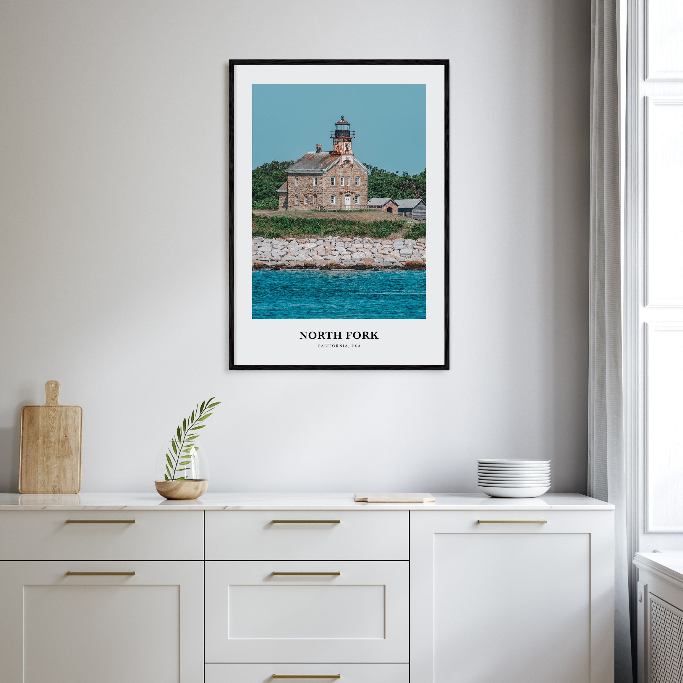 North Fork Portrait Color Poster