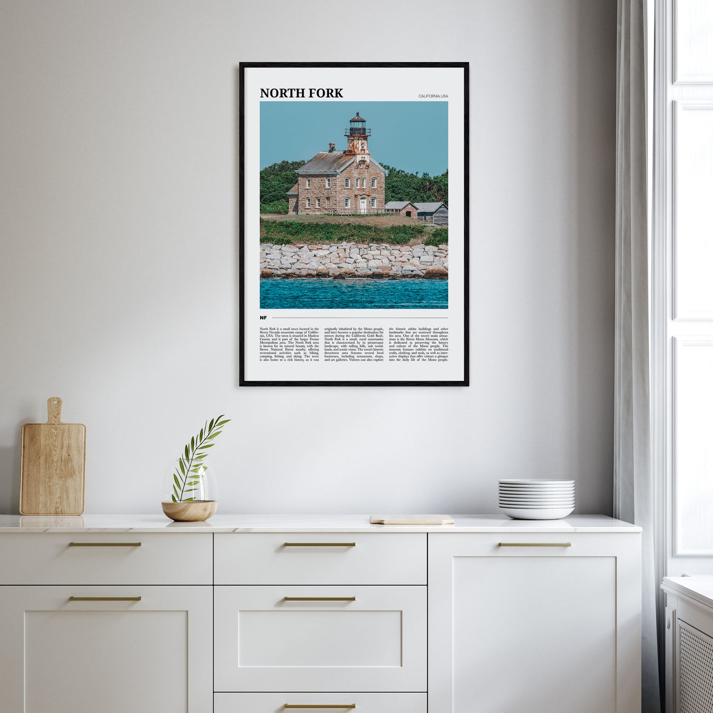 North Fork Travel Color Poster