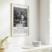 North Yorkshire Print Black and White, North Yorkshire Wall Art, North Yorkshire Poster, North Yorkshire Photo, North Yorkshire Map, England
